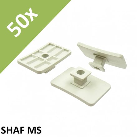 Fischer collective holder SHA - coupling part KP - mounting base MS -