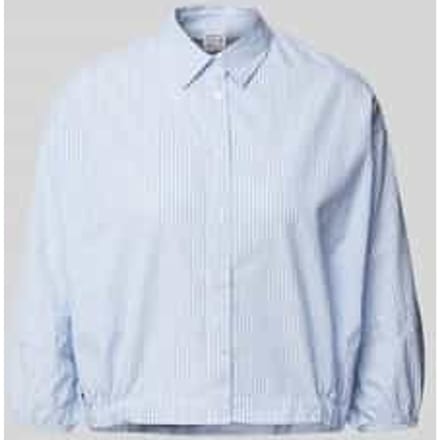 Regular fit overhemdblouse met 3/4-mouwen