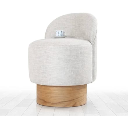 Poef Barren linnen | Atelier Del Sofa