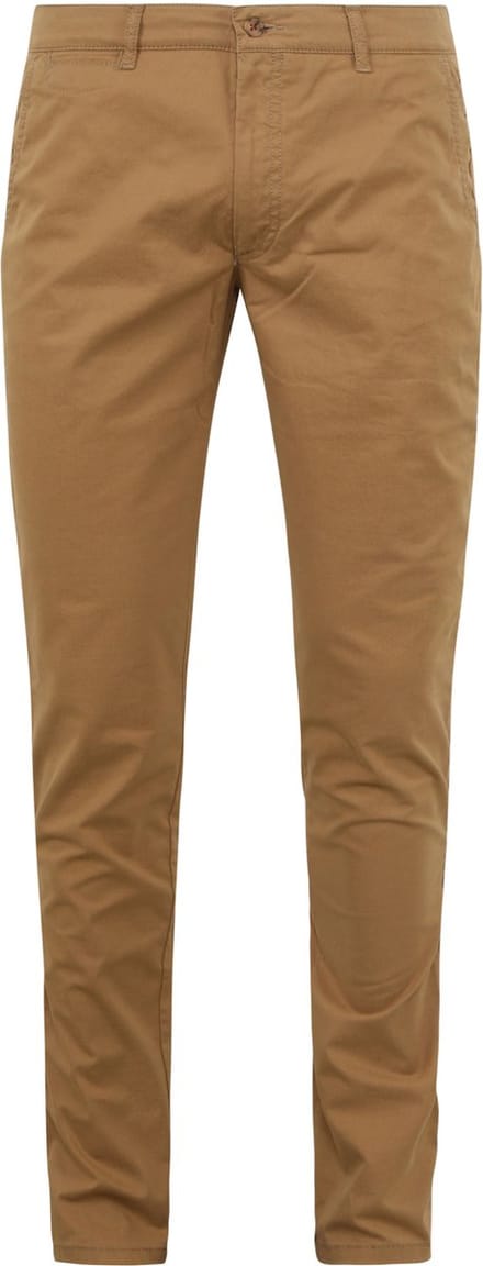 Suitable Plato Chino broek Cognac - Maat 56 - Heren - Mannen broeken