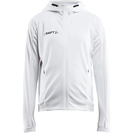 Craft Evolve Jas Met Kap Kinderen - Wit | Maat: 146/152