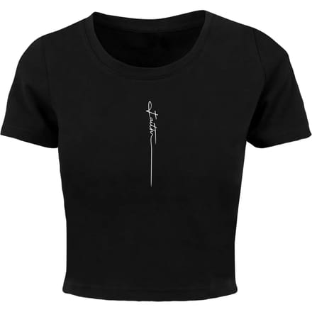 Dames-T-shirt Merchcode Faith