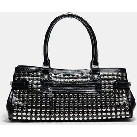 Stradivarius Schoudertas met studs  Zwart OS