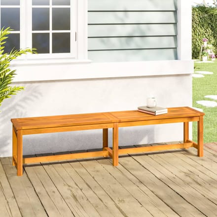 vidaXL - Tuinbank - 180x35x45 - cm - massief - acaciahout