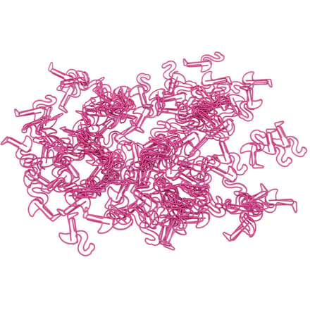100 stuks Paperclips Multifunctioneel Vogelvormig Metalen Paperclips Set voor Document Classificatie Roze pink