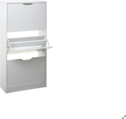 5Five Houten schoenenkast - Wit