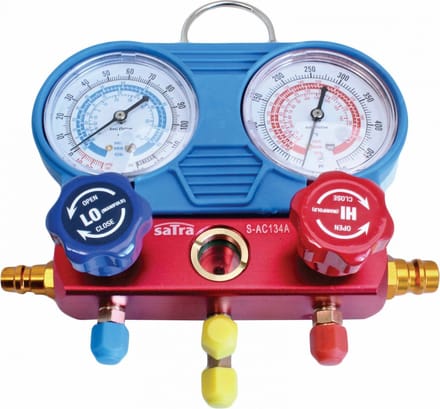 Airco diagnose set - Aircosysteem gereedschapsset - Airconditioning tester - SATRA