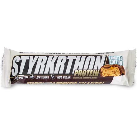 Voedingssupplement karamel, pinda's en chocolade Styrkr Pro20