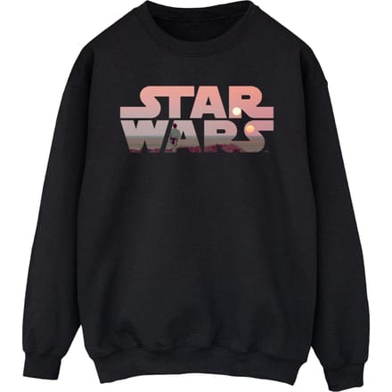 Star Wars Dames/Dames Tatooine Logo Sweatshirt (Zwart)