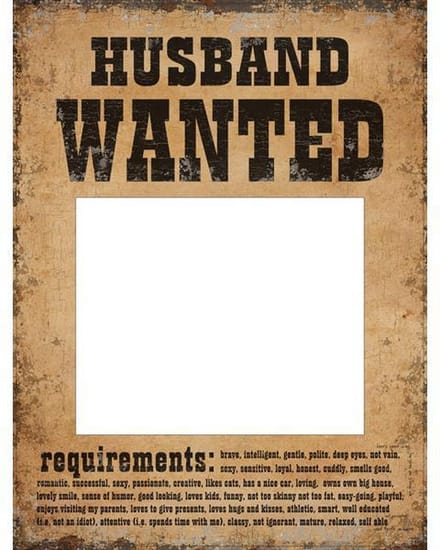 Partydeco - Wedding props wife husband wanted