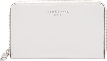 LIEBESKIND BERLIN Leren Portemonnee Alessa 2 Kodiaq Frieda Ziparound Wallet Cream White Wit