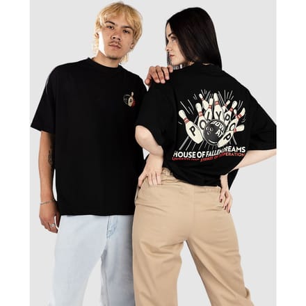Polypop Fallen Dreams T-Shirt zwart