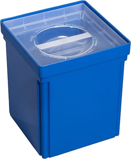 Allit EuroPlus Insert L 130/3 blau Doos (b x h x d) 108 x 130 x 108 mm Aantal vakken: 1 Hersluitbaar Box Inhoud 1 stuk(s)