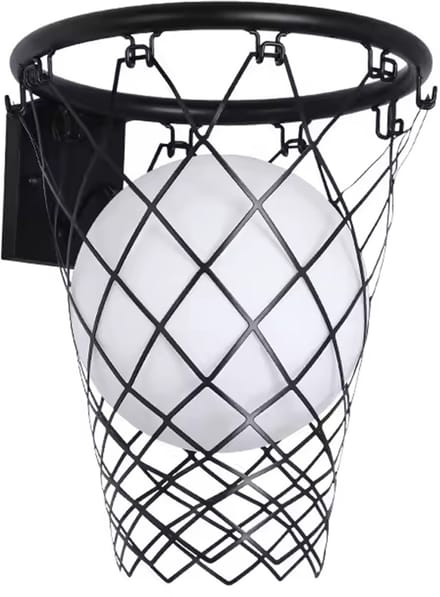 Basketbal Design Lamp - Wandlamp - Sport - Kinderkamer - LED Verlichting