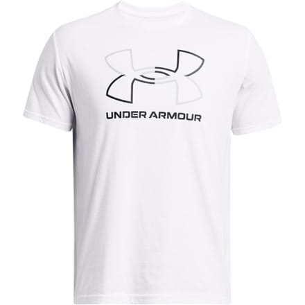 Under Armour UA GL FOUNDATION UPDATE SS-WHT Heren Sportshirt - Wit - Mod Grijs - Zwart
