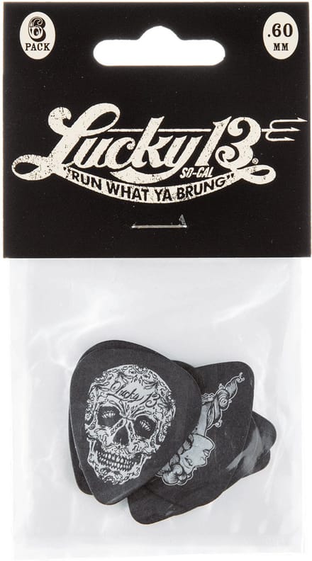 Jim Dunlop - Lucky 13 Serie III - Plectrum - 0.60 mm - 6-pack