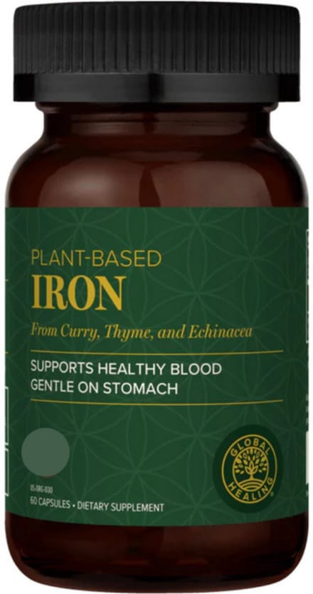 Global Healing - Plant-based Iron - 60 caps