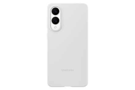 Originele Silicone Backcover voor de Samsung Galaxy S25 Edge - Light Grey