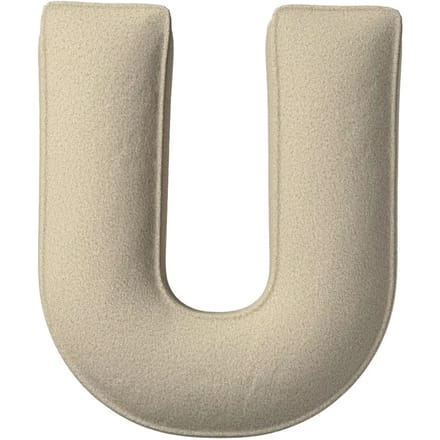 Kussen letter u Yellow Tipi Boucle