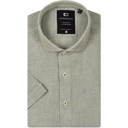Giordano Overhemd Front Cutaway Structured Appel / male
