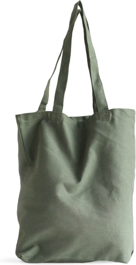 10x canvas shopper Groen