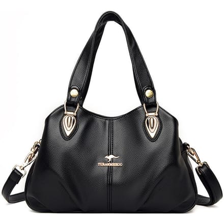 Handtas Mode Dames Handtas Hoge Kwaliteit Gerimpeld Ontwerp Dames Schoudertas black