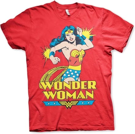 DC Comics Wonder Woman Heren Tshirt -XL- Wonder Woman Rood