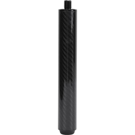 Biljart Pool Keu Verlengstuk 8 Inch Koolstofvezel Pool Keu Verlengstok met Rubber Achterplug voor black