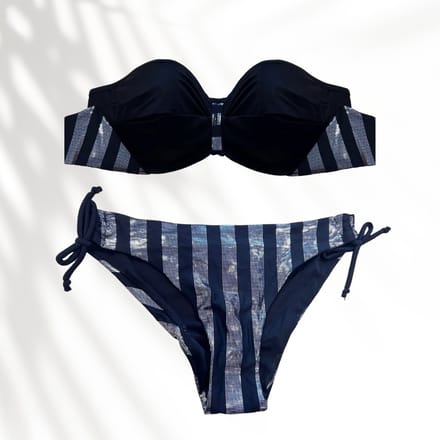 MILENKA - bikinitop - black metallic - maat 80D