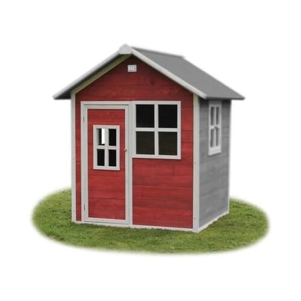 EXIT Toys EXIT voor- en achterwand Loft 100 - 750 houten speelhuis - rood