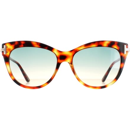 Tom Ford zonnebril Kira FT0821 55p Havana Green Gradient