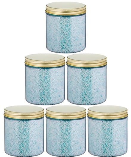 Badkaviaar Hamam - 200 gram - met gouden deksel - set van 6 Stuks - bad parels voor in bad