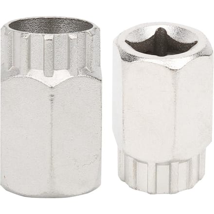 2 pièces Outil de démontage de roue libre Cyclone pour vélo Outils de retrait de pignon de cassette pour roue libre à cassette gray