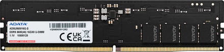A-Data UDIMM DDR5-5600 - 16GB - CL46 - Single Channel (1 pcs) - Zwart