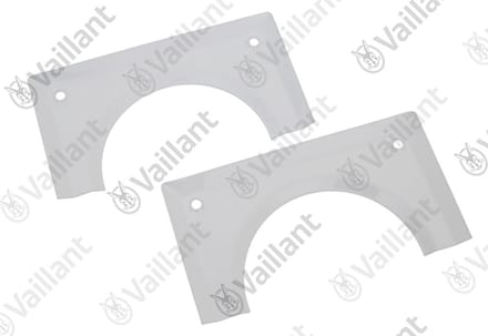 VAILLANT Rozet 125, wit LAS 303230 (80/125 PP) Vaillant-nr. , 0020059498