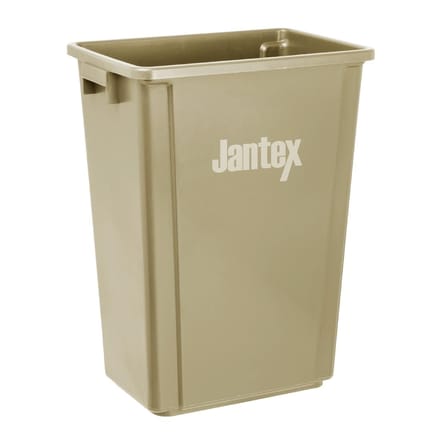 Jantex Smalle Afvalbak Beige 60ltr - FX149 - Horeca & Professioneel