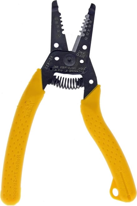 Draadstripper - Kabelstripper - Elektrisch Werk - Ergonomische Grip - 10-20 AWG - Geel