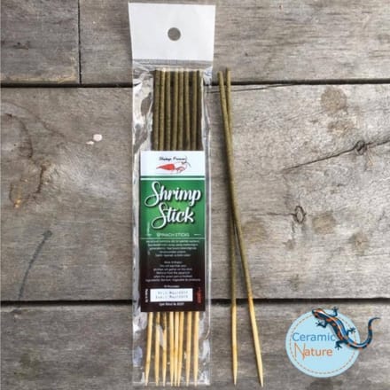 Ceramic Nature ShrimpShrimp lolly spinach / garnalen voer 10 pcs