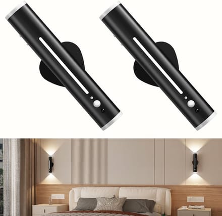 Oplaadbare Wandlamp - Op Batterijen - Draadloos - Woonkamerlamp