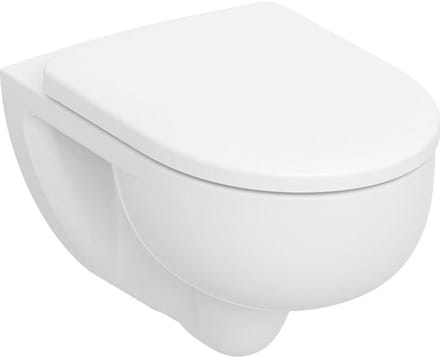 Geberit 300 Basic hangtoilet – TurboFlush – spoelrandloos – diepte 54 cm – met softclose quickrelease zitting – glans wit
