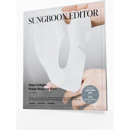 [ÉDITEUR SUNGBOON] Masque liftant anti-rides au collagène profond 37 g x 4 unités white