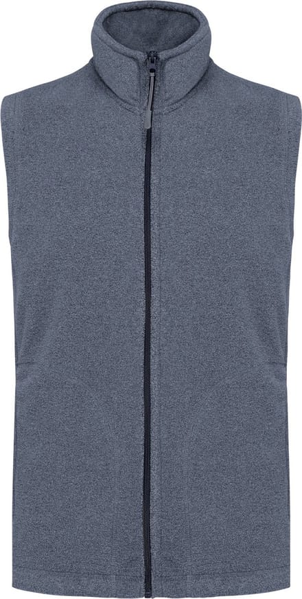 Kariban Bodywarmer van microfleece heren K913 - French Navy Heather - L