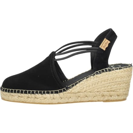 Toni Pons Tremp Espadrilles zwart Suede - Dames - Maat 43