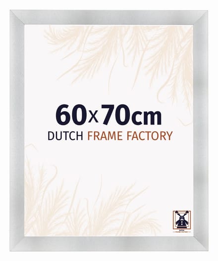 Fotolijst 60x70 cm - MDF - Aluminium Geborsteld - Praag