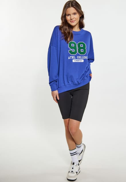 Mymo Sweatshirt Dames KONING BLAUW
