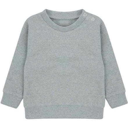 Larkwood Effen Duurzaam Sweatshirt Kinderen/Kinderen (Heide Grijs)