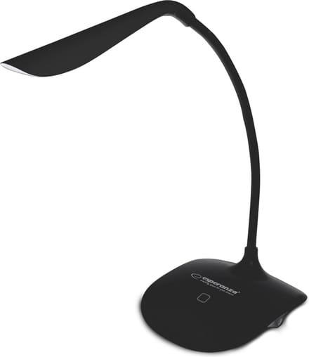 Esperanza ''Acrux'' Compacte bureaulamp met flexibele arm - Zwart