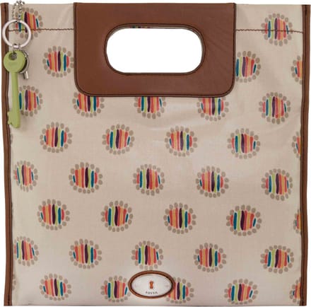 Tas Fossil Wmns Schoudertas Key-per Slim Beige - UNI