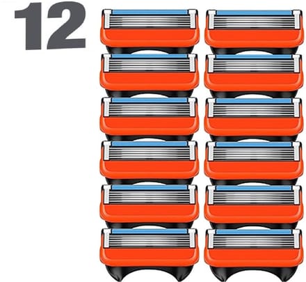 Universele Scheermesjes - 5 Blade Compatibel - Compatibel met fusion 5 - 12 scheermesjes - voor mannen