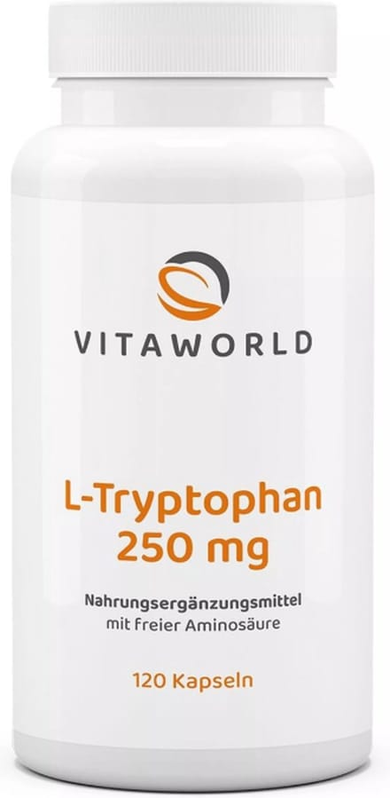 Vitaworld L-tryptofaan 250mg 120 capsules